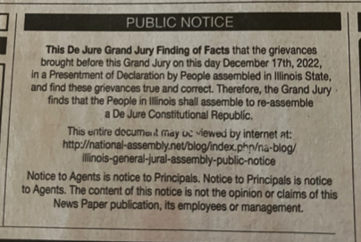IGJA – Jan 3rd 2023 public notice
